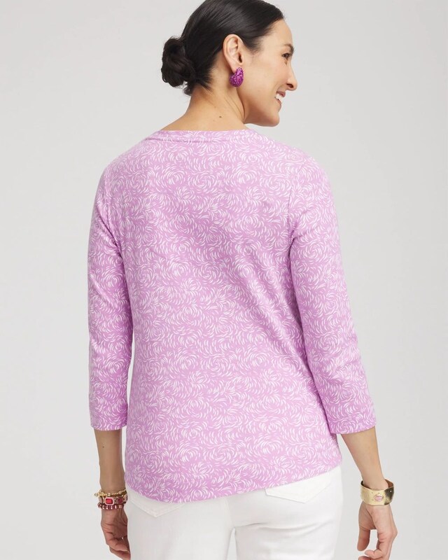 Pima 3/4 Sleeve Everyday Tee - image 3
